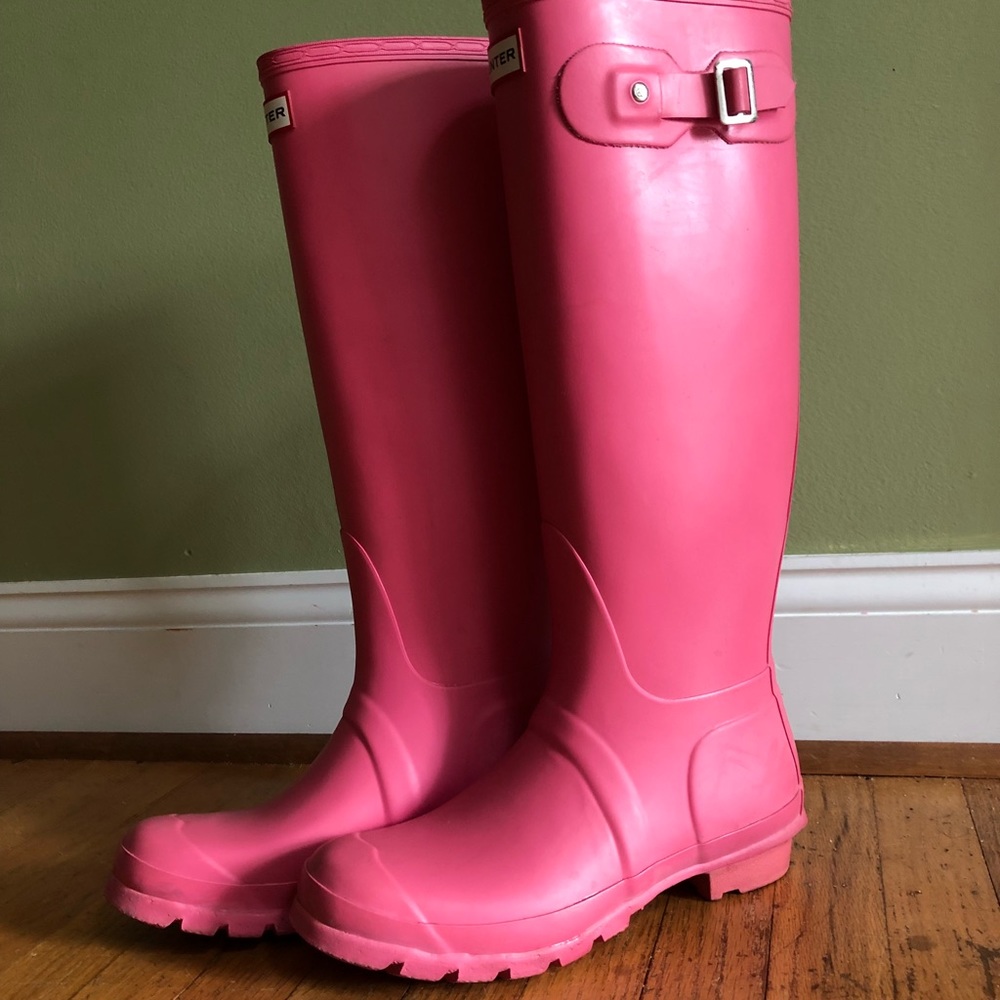 Hunter boots size 8